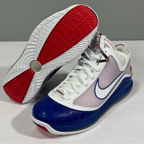 Nike LeBron 7 Los Angeles Dodgers Baseball Stich Men's Size 8M/9.5W BRAND NEW! - Picture 5 of 14